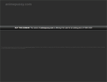Tablet Screenshot of animepussy.com
